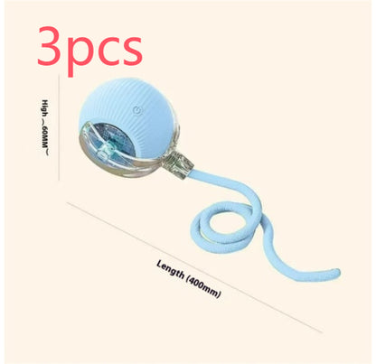 Electric Cat Toy Automatic Cat Ball Self-entertainment - detail view - PET'S FUN | cat supplies