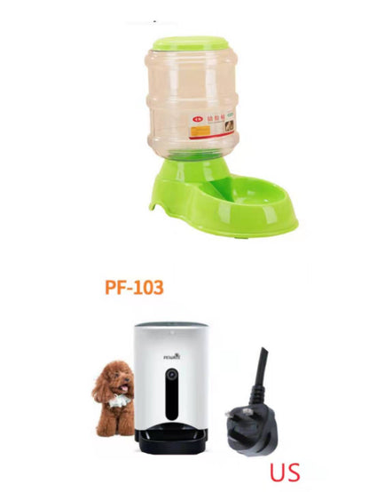 3.5L Pet Automatically Feeding Basin - front view - PET'S FUN | interactive pet toy