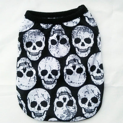 Pet Clothes Skull Halloween Supplies - detail view - PET'S FUN | pet entertainment