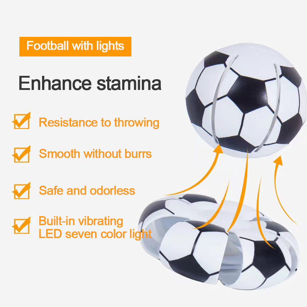 Interactive Pet Toys for Dog Bouncy Glowing Ball Self - front view - PET'S FUN | dog toy