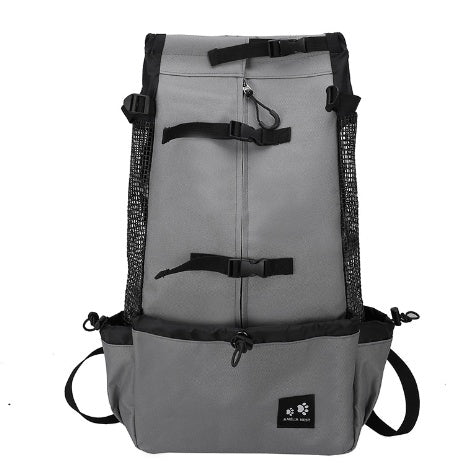 Pet Dog Carrier Bag Carrier For Dogs Backpack Out - back view - PET'S FUN | dog toy