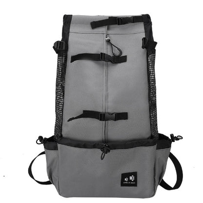 Pet Dog Carrier Bag Carrier For Dogs Backpack Out - back view - PET'S FUN | dog toy