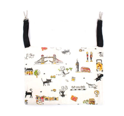 Cat Hammock Hanging Nest Cat Cage with Hammock Hanging Cat Bed Cat Litter...