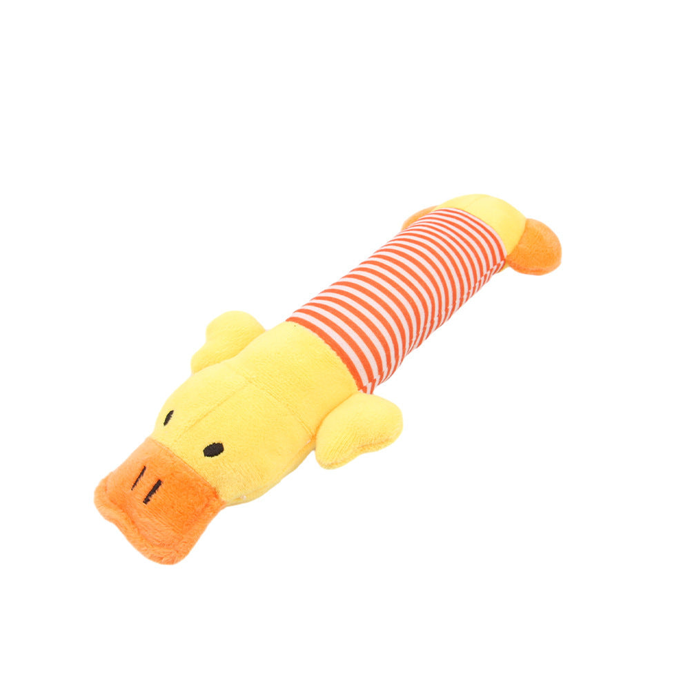 Dog Chew Toy Pet Plush Squeaky Paper Toy - detail view - PET'S FUN | dog accessories
