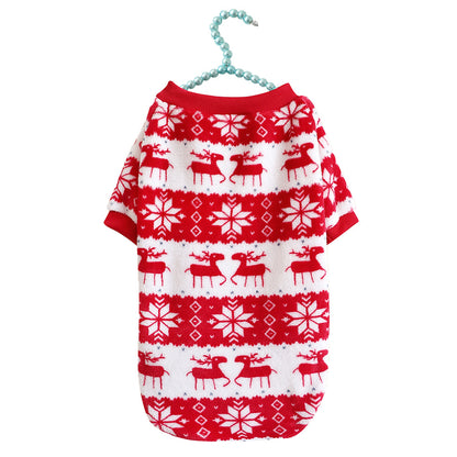 Winter Warm Padded Dog Clothes Christmas Pet Sweater - lifestyle view - PET'S FUN | dog entertainment