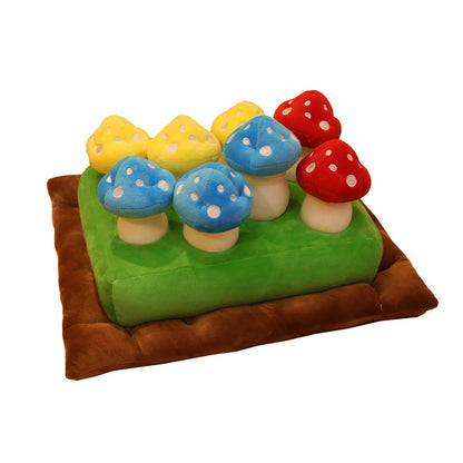 Pet Pull Radish Chick Gopher Hide and Seek - side view - PET'S FUN | interactive pet toy