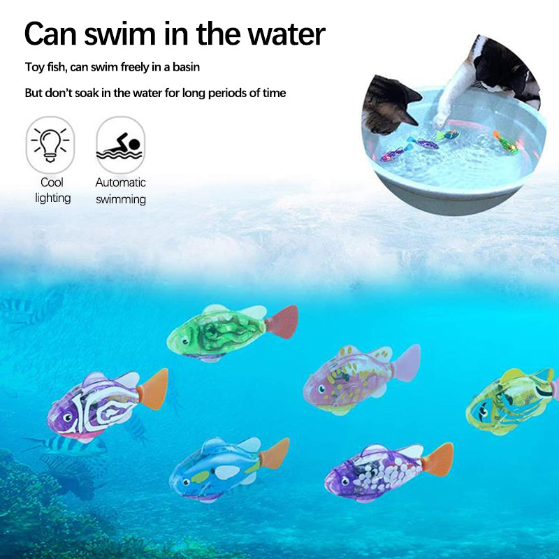 Cat Interactive Electric Fish Water Toy for Indoor - side view - PET'S FUN | cat supplies