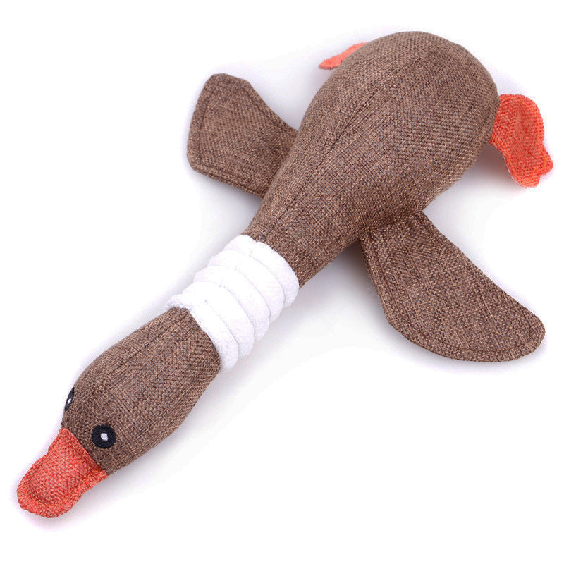 Dog Chew Toy Pet Plush Squeaky Paper Toy - angle view - PET'S FUN | dog supplies