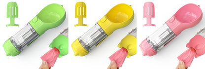 Pet Water Bottle Feeder Bowl Garbage Bag Storage Portable Pet O | PET'S FUN