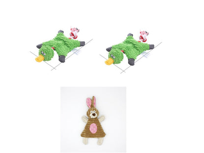 Pet Toy Donkey Shape Corduroy Chew Toy for Dogs Puppy Squeaker | PET'S FUN