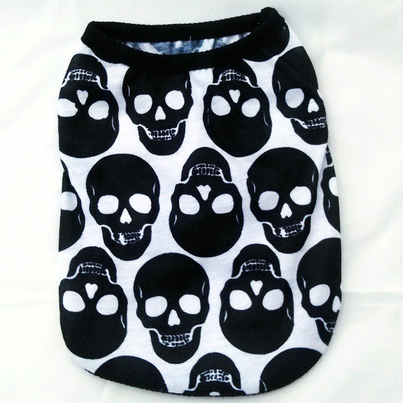 Pet Clothes Skull Halloween Supplies - angle view - PET'S FUN | pet accessories