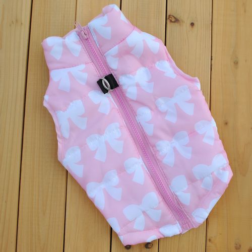 Winter Clothing Pet Clothes Vest Padded - front view - PET'S FUN | pet play