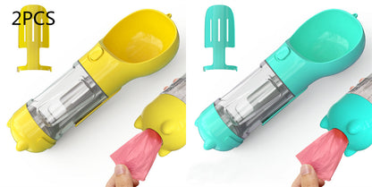 Pet Water Bottle Feeder Bowl Garbage Bag Storage Portable Pet O | PET'S FUN