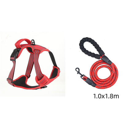 Dog Harness No Pull Breathable Reflective Pet Harness - detail view - PET'S FUN | dog accessories