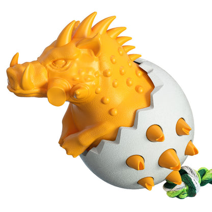 Wild Boar Egg Dog Toothbrush Molar Stick - detail view - PET'S FUN | dog entertainment
