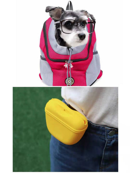 Portable Puppy Snack Bag Snack Bag Pet Training Bag with Clip M | PET'S FUN