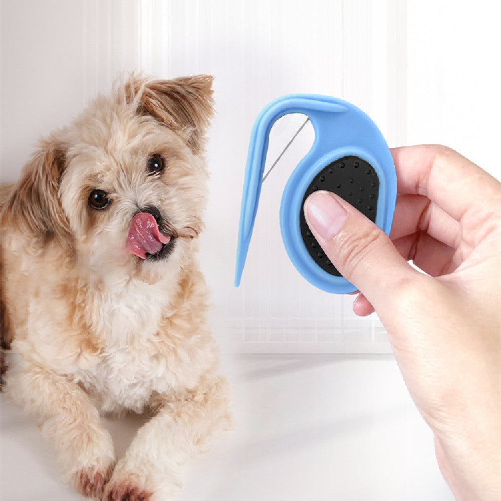 New Cat Dog Comb Pet Open Knot Comb Cat Puppy Hair Fur - side view - PET'S FUN | pet supplies