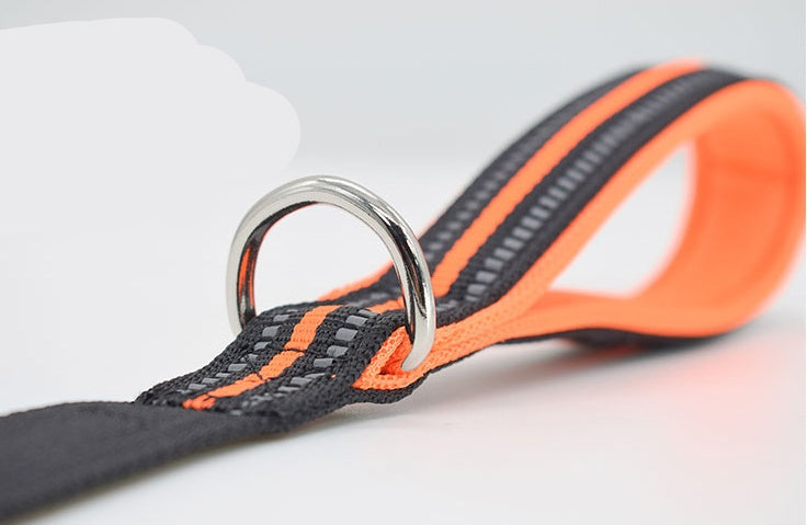 Dog Leash Nylon Leash Assisted Retractable - front view - PET'S FUN | dog bed
