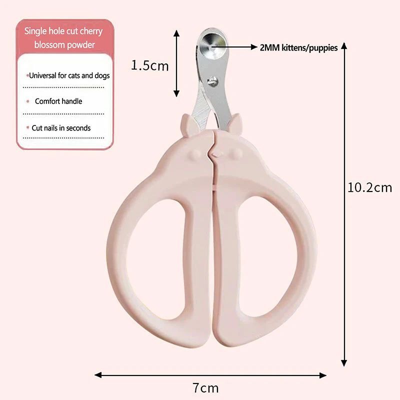 Professionals Cute Shape Pet Cat Dog Nail Clipper - side view - PET'S FUN | pet entertainment