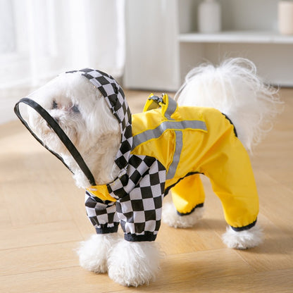 Chest and Back Integrated Pet Dog Four-leg - back view - PET'S FUN | dog accessories