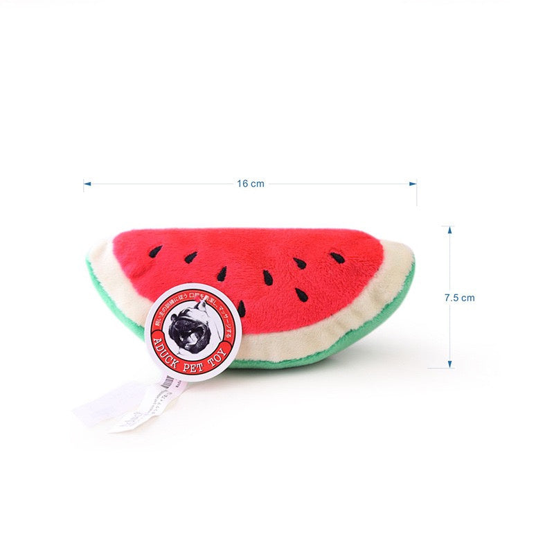 Bread Fruit Pet Dog Plush Toy - front view - PET'S FUN | dog accessories