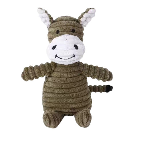Stuffing Squeaky Plush Dog Toy Chew Speak Toy - front view - PET'S FUN | dog toy