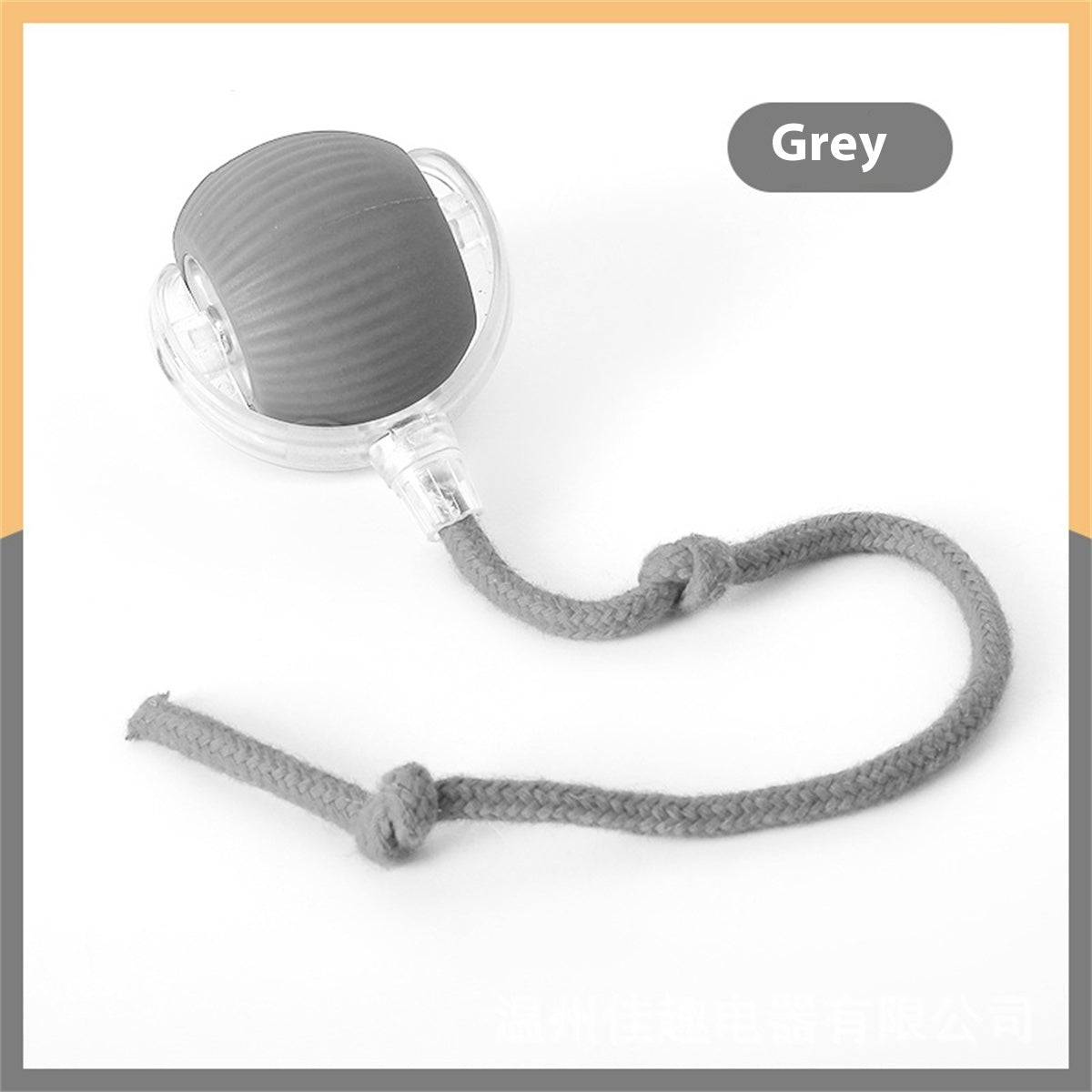 Electric Cat Toy Automatic Cat Ball Self-entertainment - side view - PET'S FUN | cat entertainment