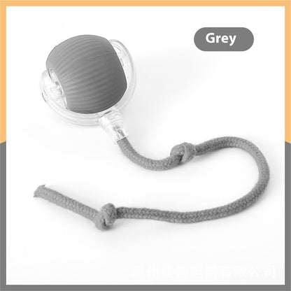 Electric Cat Toy Automatic Cat Ball Self-entertainment - side view - PET'S FUN | cat entertainment