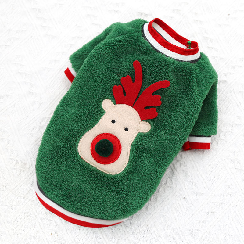 Dog Christmas Pet Supplies Clothes - detail view - PET'S FUN | interactive dog toy