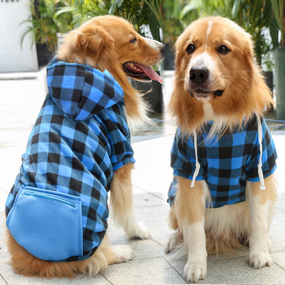 Fashion Pet Dog Simple Zipper Pocket Sweater - detail view - PET'S FUN | dog entertainment