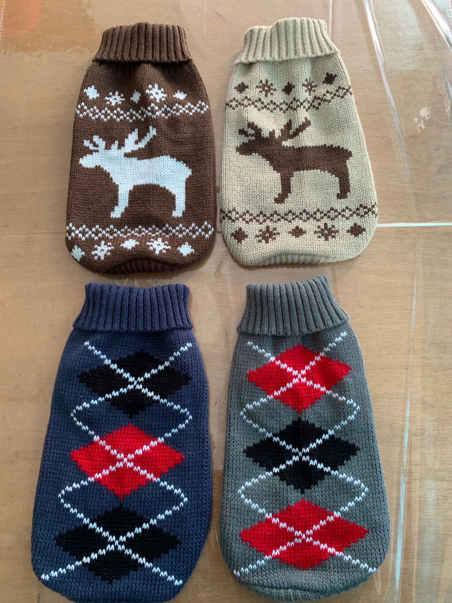 Warm Dog Sweater Autumn and Winter Pet Clothes - back view - PET'S FUN | dog accessories