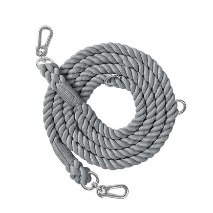 Multifunctional Braided Double-ended Dog - angle view - PET'S FUN | dog entertainment