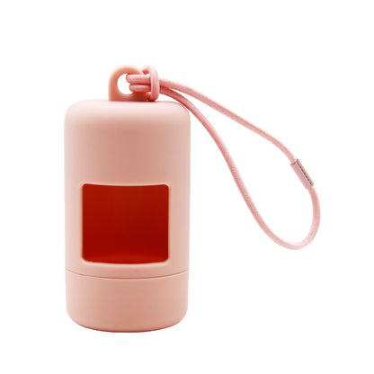 Portable Pvc Poop Bag Dispenser Dog Waste Bag Holder - side view - PET'S FUN | dog entertainment