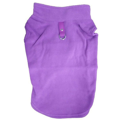 Fleece Pet Dog Clothes Puppy Coat Jacket for - front view - PET'S FUN | interactive dog toy