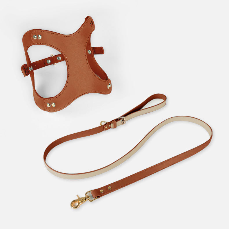 Small and Medium Dog Pet Cat Vest Type Leash - side view - PET'S FUN | cat toy
