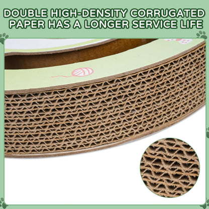 Cat Claw Scratch Pad Cat Round Cat Scratcher Cardboard Toys for Indoor Cats C...