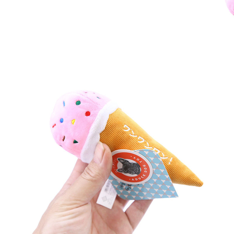 Bread Fruit Pet Dog Plush Toy - detail view - PET'S FUN | dog supplies