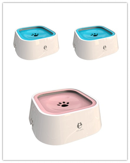Non-wet Mouth Dog Bowl, Floating Bowl, - back view - PET'S FUN | dog supplies