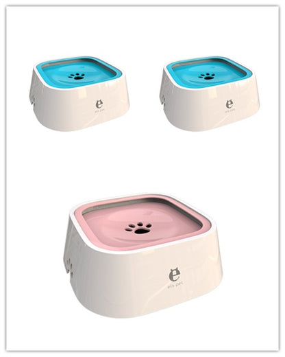 Non-wet Mouth Dog Bowl, Floating Bowl, - back view - PET'S FUN | dog supplies