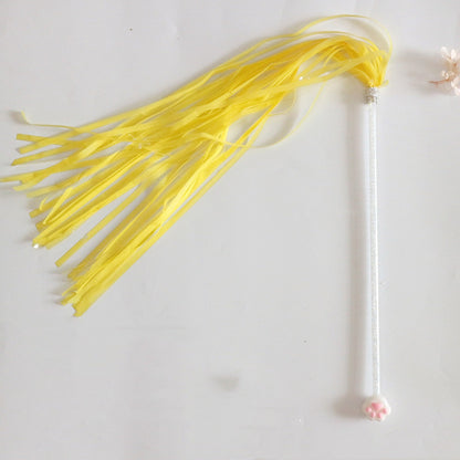 Funny Cat Stick Bell Feather Tassel Fur Ball - front view - PET'S FUN | cat toy