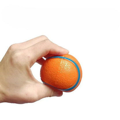 Dog Toy Ball Dog Fetch Ball Toy Tough Pet Ball Puppy - side view - PET'S FUN | interactive dog toy