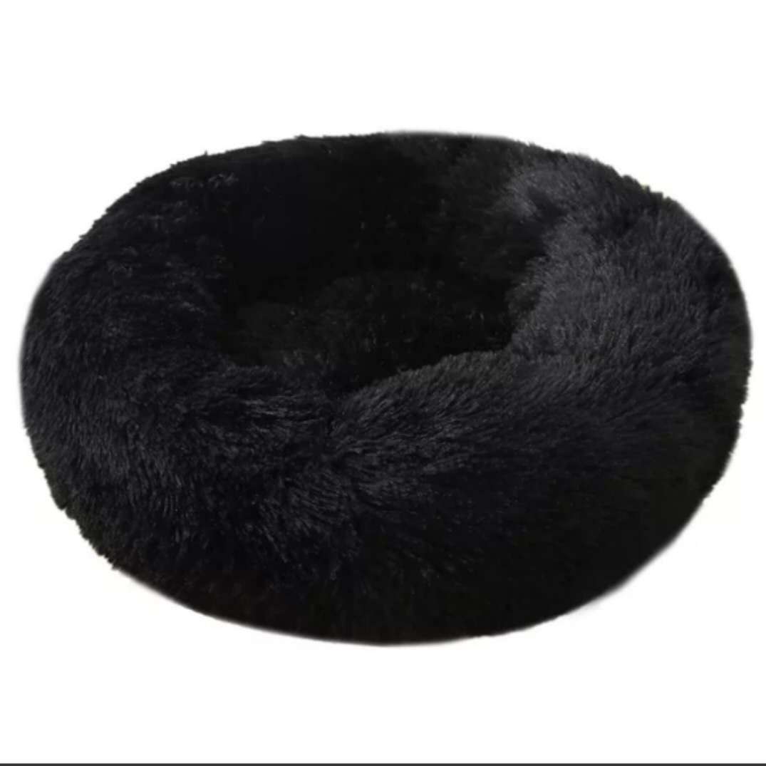 Washable Round Plush Kennel - side view - PET'S FUN | dog accessories