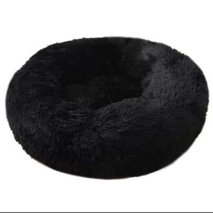 Washable Round Plush Kennel - side view - PET'S FUN | dog accessories