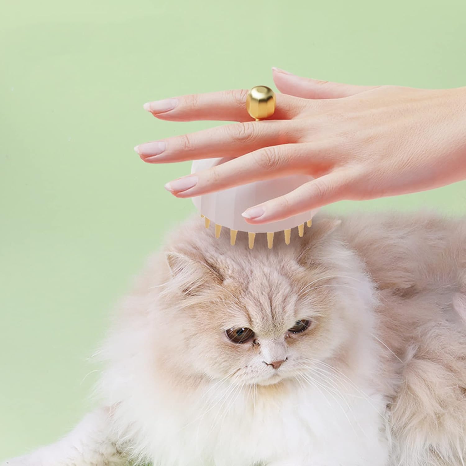 Dog Washing Massage for Bath Pet Shampoo Brush Dog - front view - PET'S FUN | pet bed