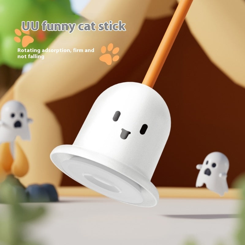 Cat Toy Strong Suction Cup Cat Teaser - front view - PET'S FUN | cat toy
