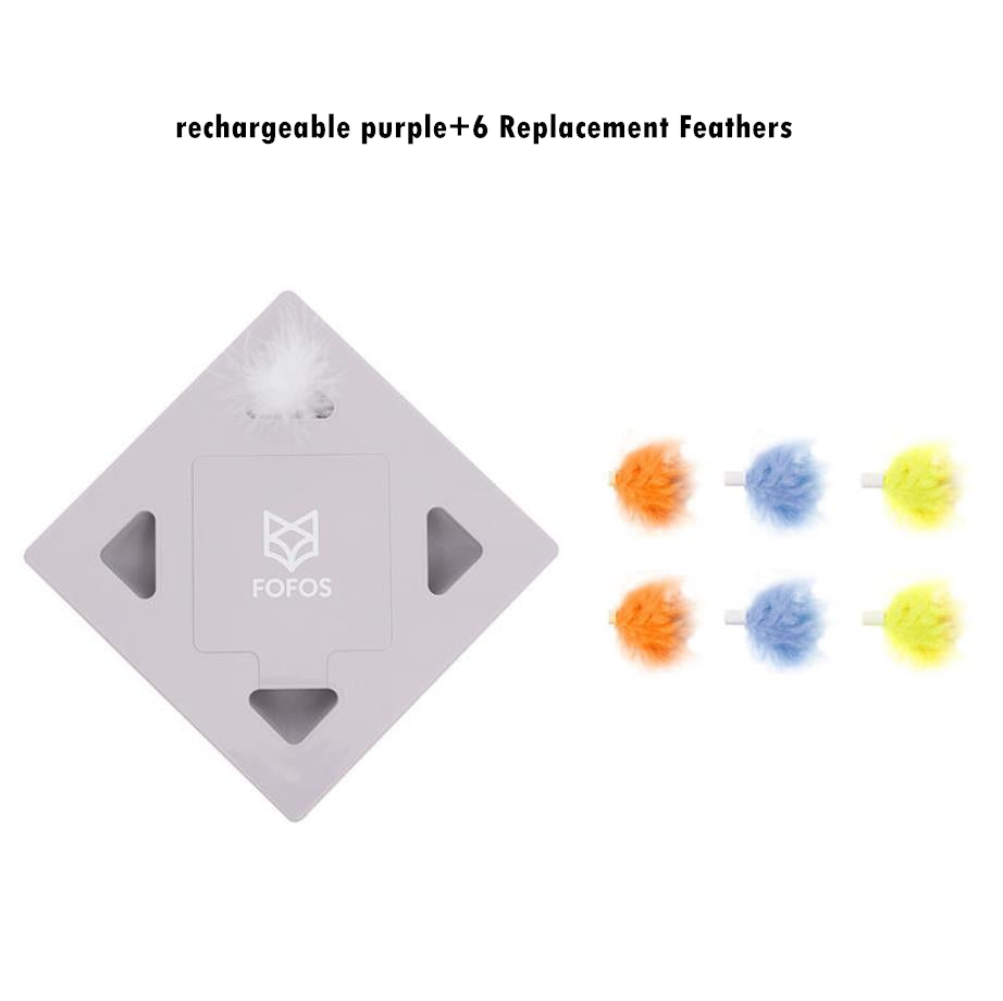 Automatic Magic Box Feather Funny Cat Stick Rechargeable Electric Cat Toy