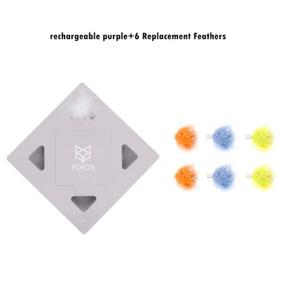 Automatic Magic Box Feather Funny Cat Stick Rechargeable Electric Cat Toy