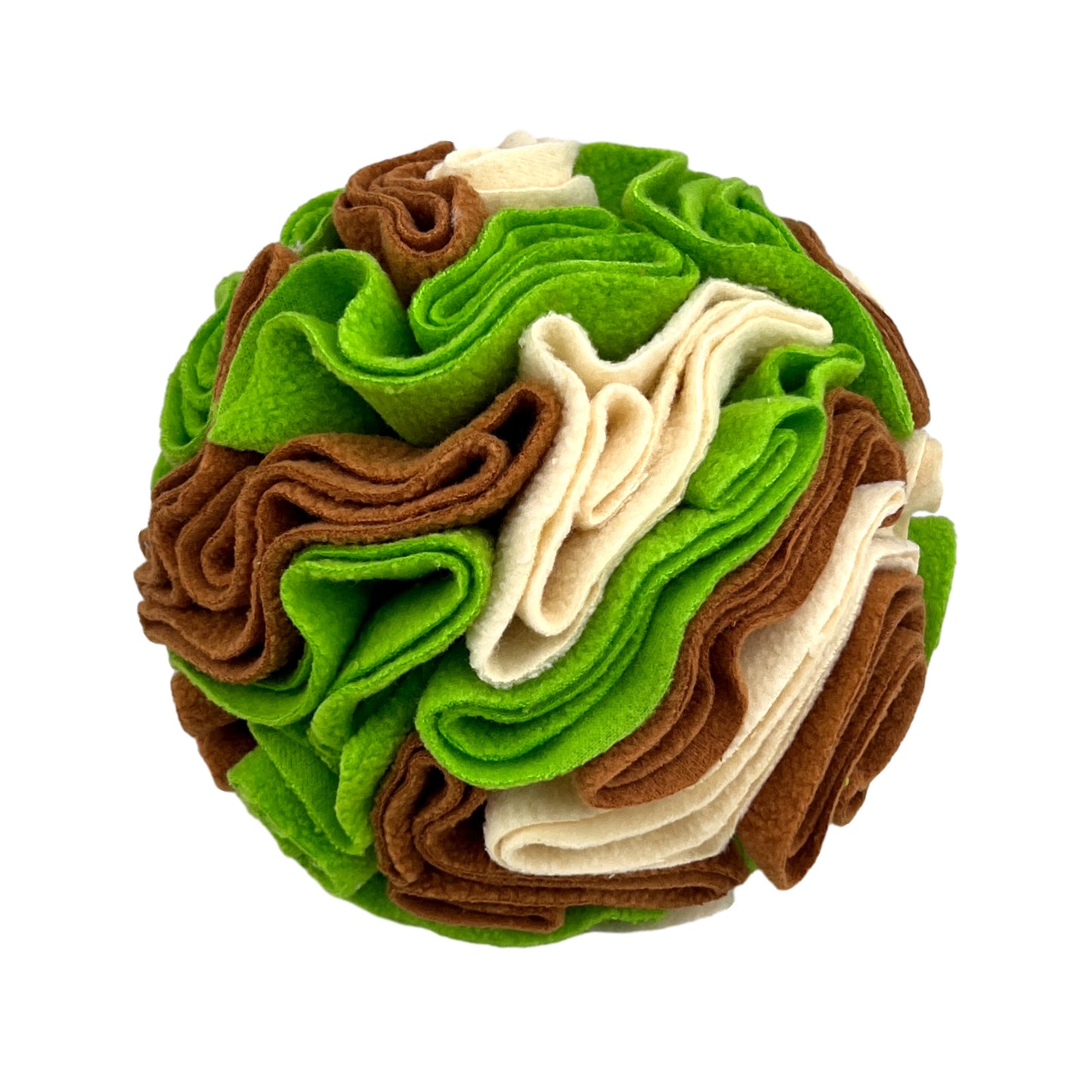 Pet Sniffing Toy Ball Molars Colorful Ball - angle view - PET'S FUN | dog play