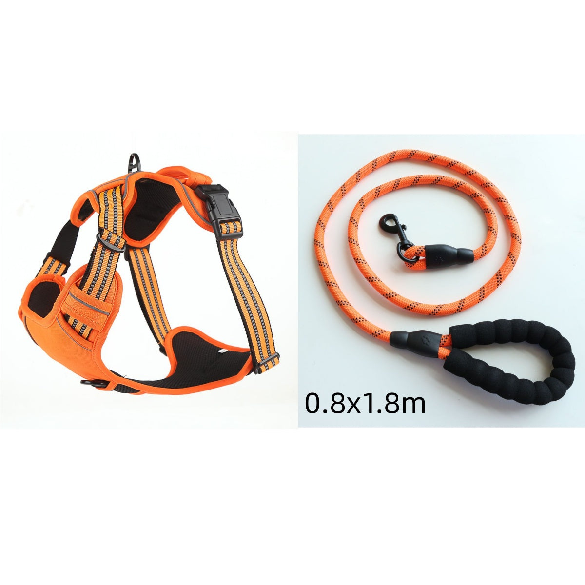 Dog Harness No Pull Breathable Reflective Pet Harness - in use view - PET'S FUN | dog toy