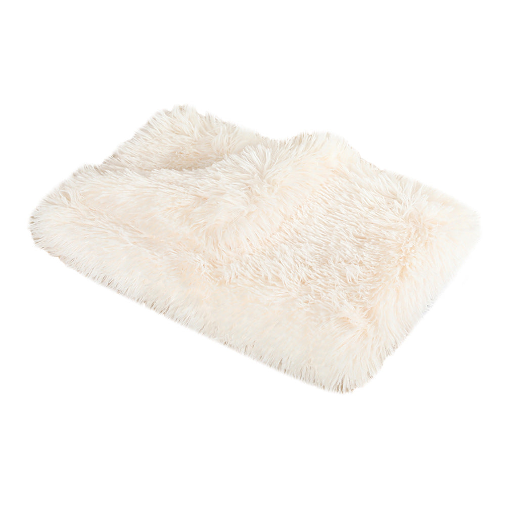 Pet Book Sleeping Plush Nest Mat - front view - PET'S FUN | pet toy